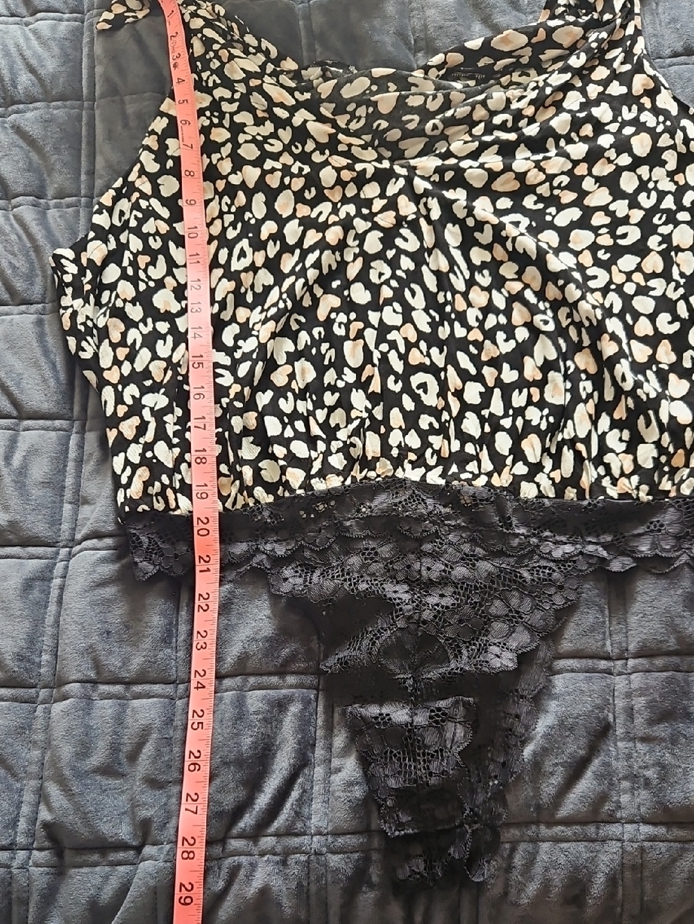 Free People Black Intimately Bare It All Bodysuit, L, Romantic, Dark, Glam - Picture 12 of 13